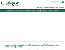 Tablet Screenshot of clarksongrain.com